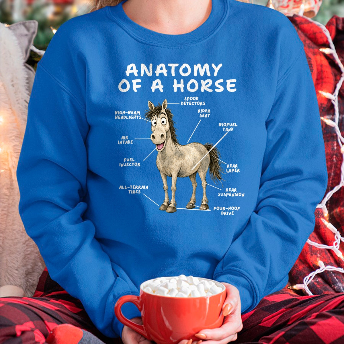 Best Horse Lover Shirt , Funny Horse UnisexT-Shirt/Hoodie/Sweatshirt HLT00 - Funny Horse Anatomy Equestrian Stable Life Humor T-Shirt