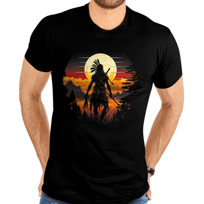 Native American T-Shirts, Vintage Native American Unisex T-Shirt/Hoodie/Sweatshirt HLT00 - Native American Chief Tribes Culture Sacred Sioux T-Shirt