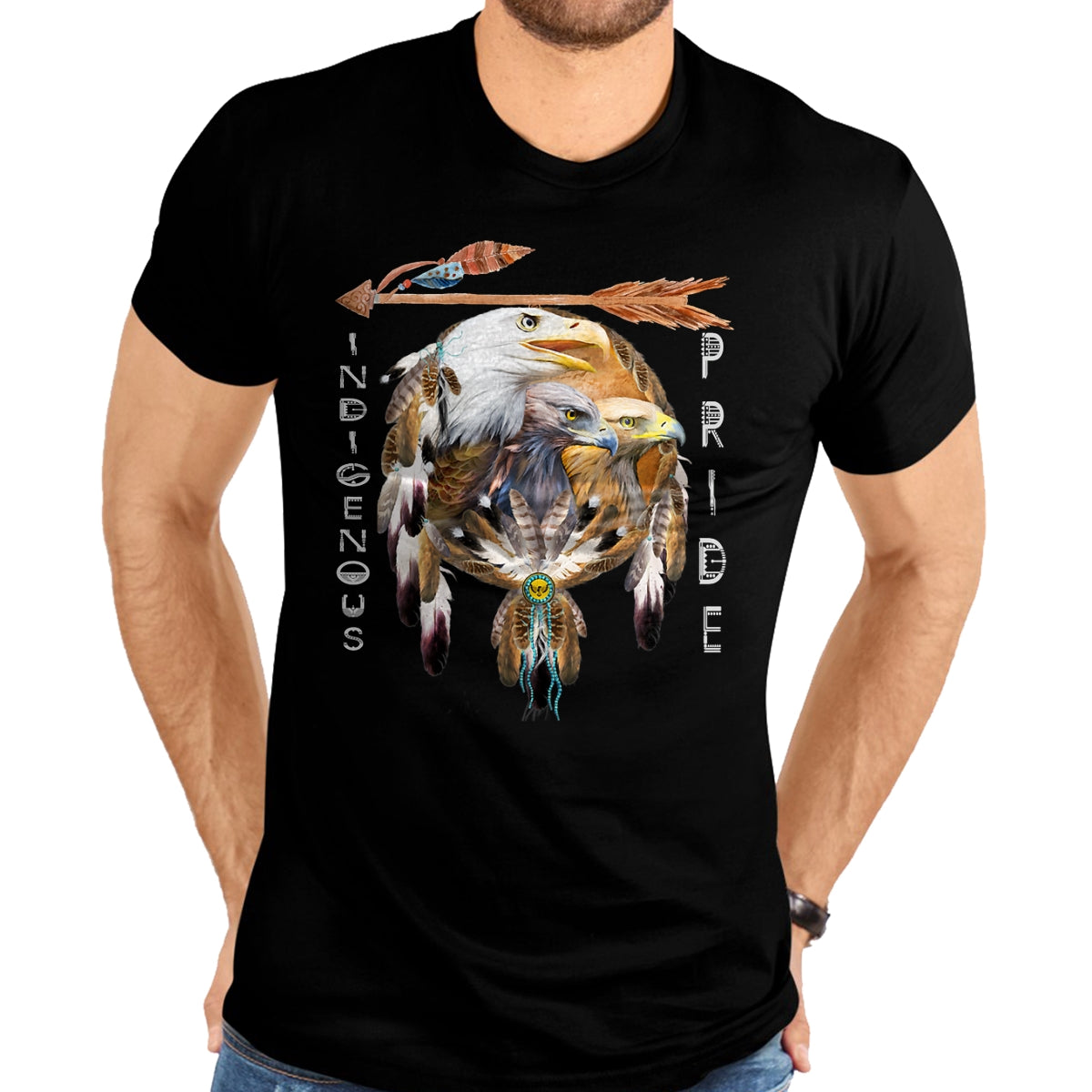 Native American T-Shirts, Vintage Native American Unisex T-Shirt/Hoodie/Sweatshirt HLT00 - Native American Indian Tribal Art T-Shirt