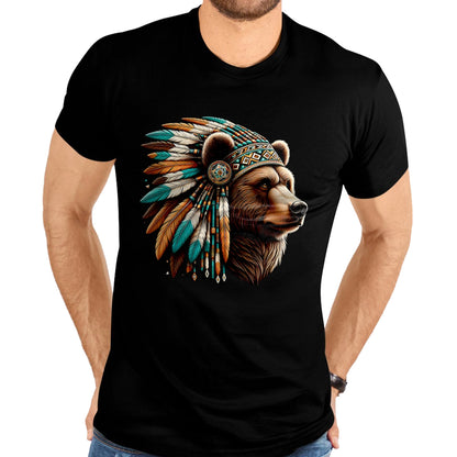 Native American T-Shirts, Vintage Native American Unisex T-Shirt/Hoodie/Sweatshirt HLT00 - Retro Native American Indian Chief Men Women Sitting Bull T-Shirt (1)