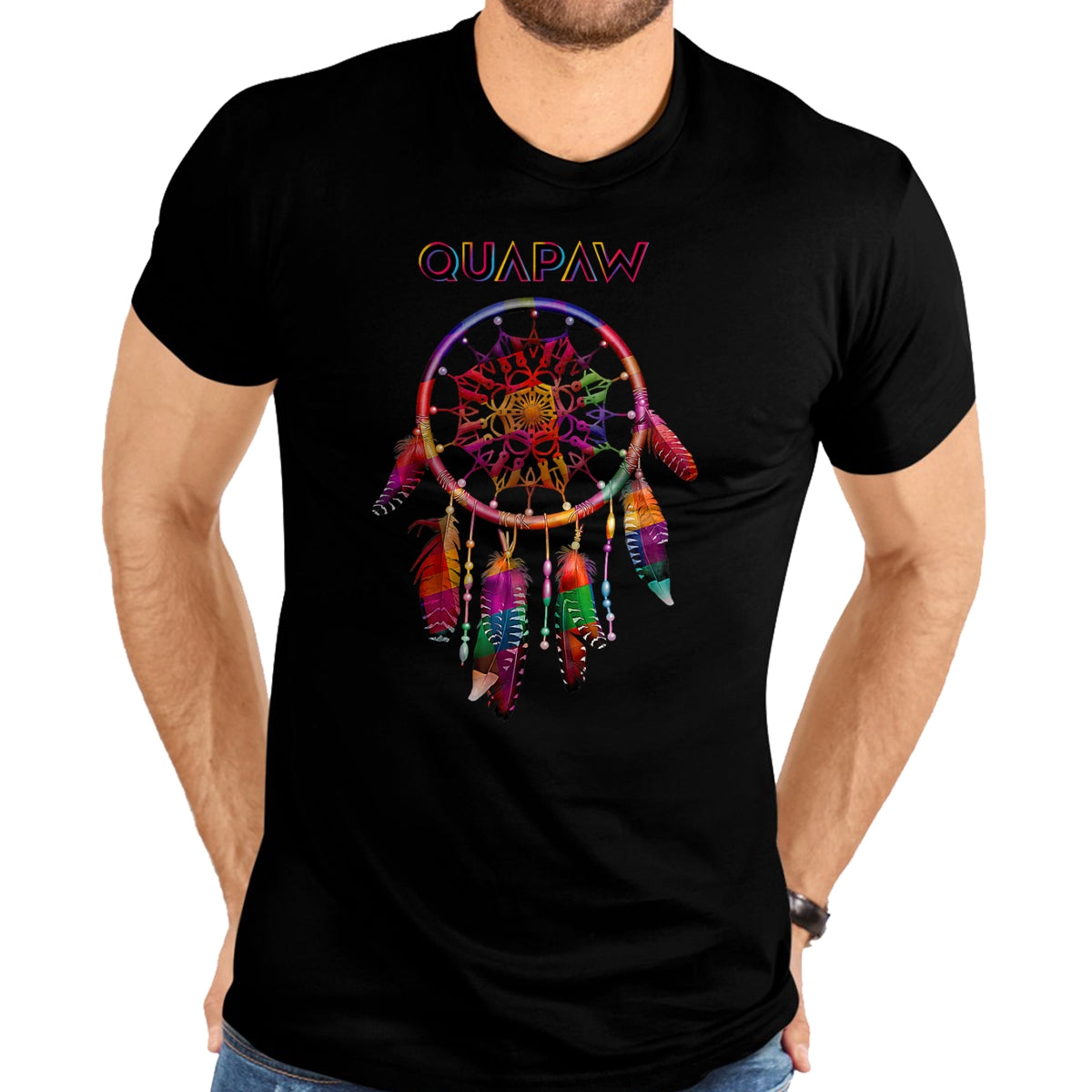 Native American T-Shirts, Vintage Native American Unisex T-Shirt/Hoodie/Sweatshirt HLT00 - Raven Spirit Totem Indigenous Native American Heritage Day T-Shirt (1)