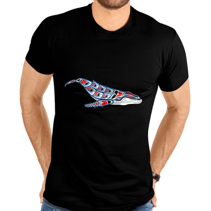 Native American T-Shirts, Vintage Native American Unisex T-Shirt/Hoodie/Sweatshirt HLT00 - Native American Art Humpback Whale Pacific Northwest T-Shirt