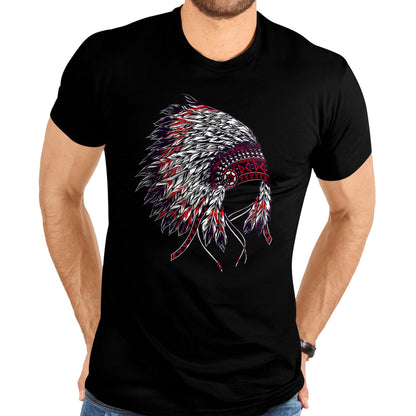 Native American T-Shirts, Vintage Native American Unisex T-Shirt/Hoodie/Sweatshirt HLT00 - Indian Headdress - Native American Roots Indigenous T-Shirt