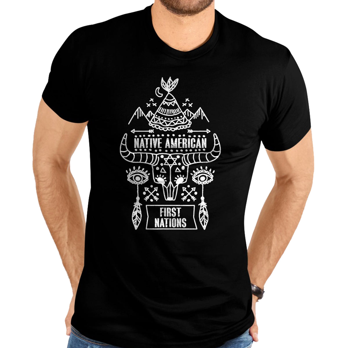Native American T-Shirts, Vintage Native American Unisex T-Shirt/Hoodie/Sweatshirt HLT00 - Native American Heritage Month American Indian Indigenous T-Shirt (1)