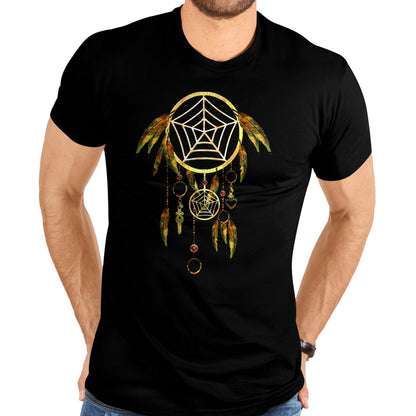Native American T-Shirts, Vintage Native American Unisex T-Shirt/Hoodie/Sweatshirt HLT00 - Dream Catcher Autum Native American Indian Southwest Art T-Shirt