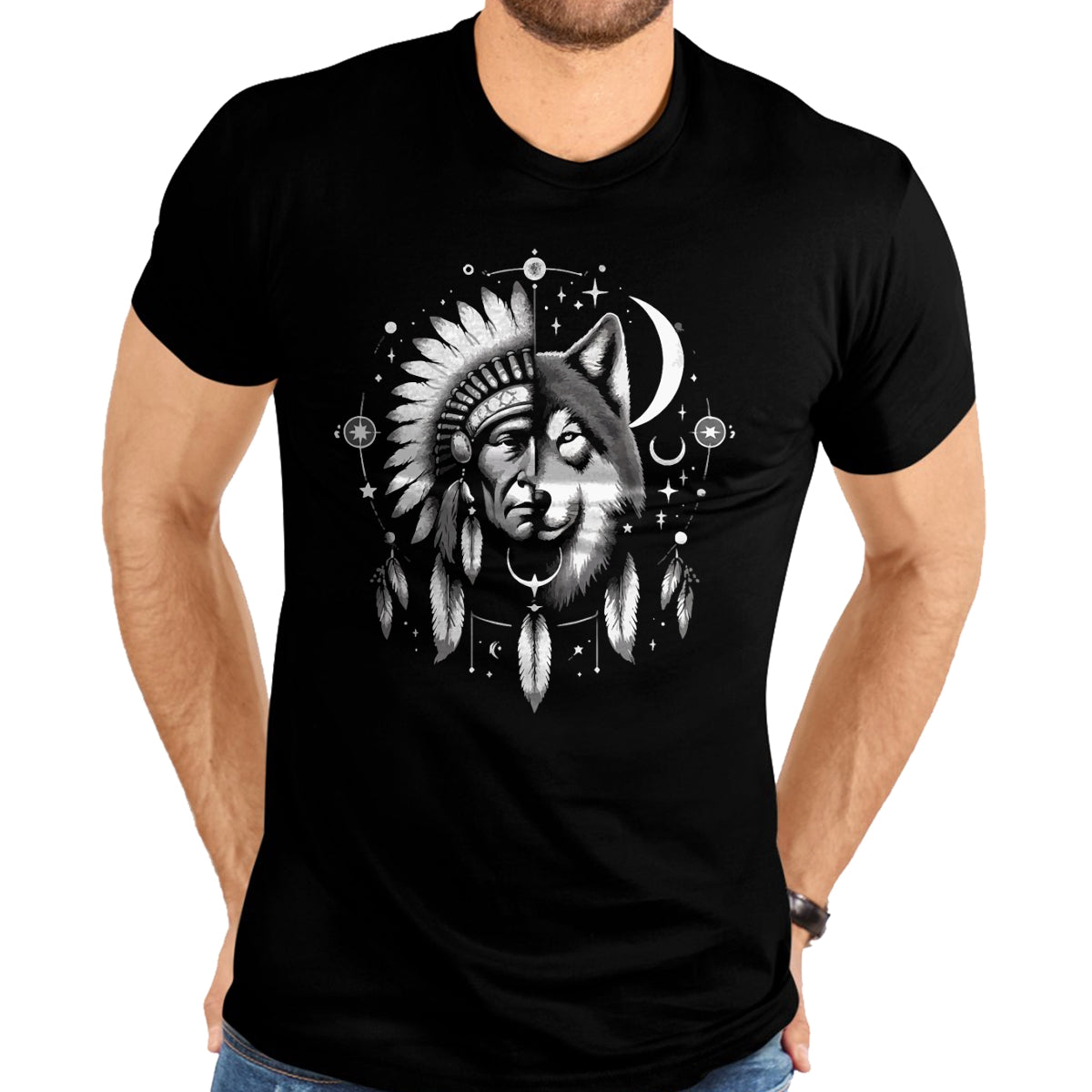 Native American T-Shirts, Vintage Native American Unisex T-Shirt/Hoodie/Sweatshirt HLT00 - Native American Indian Cherokee Apache Tribe Indigenous T-Shirt (1)