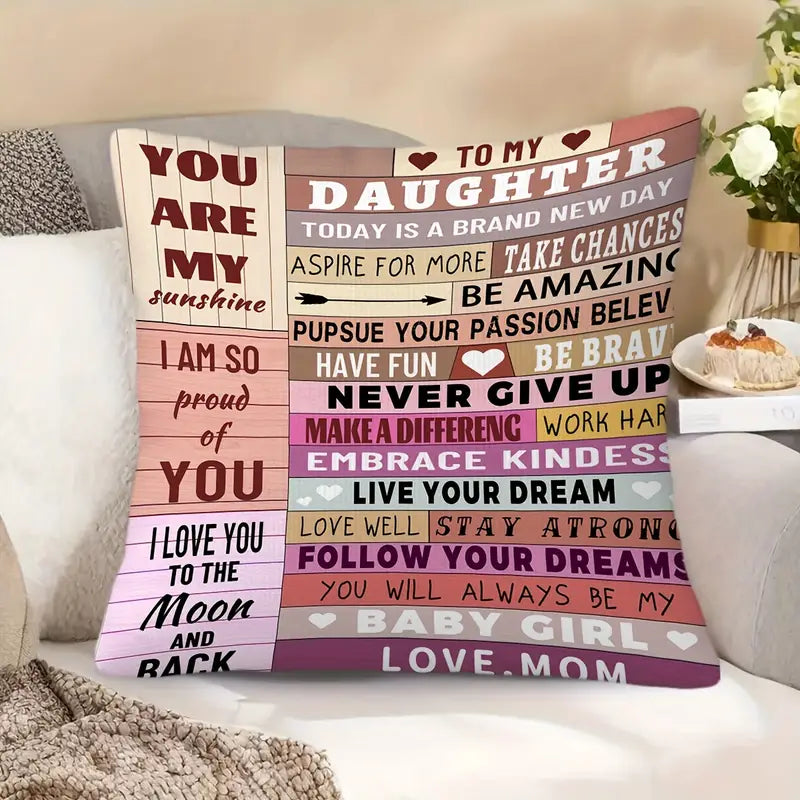 Special Gift For Your Daughter From Mom - Pillow