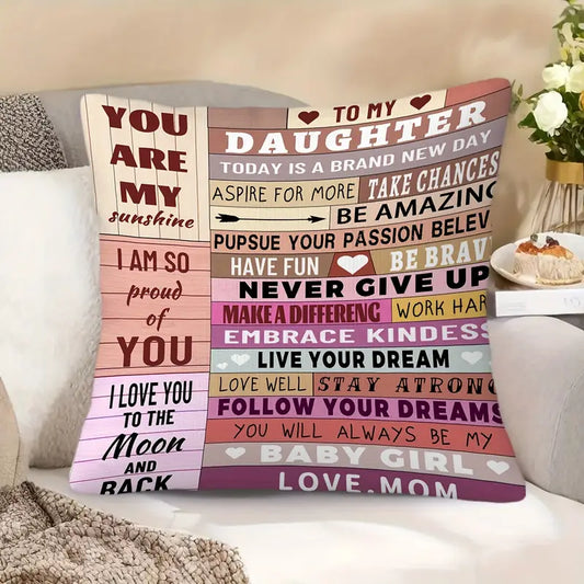 Special Gift For Your Daughter From Mom - Pillow