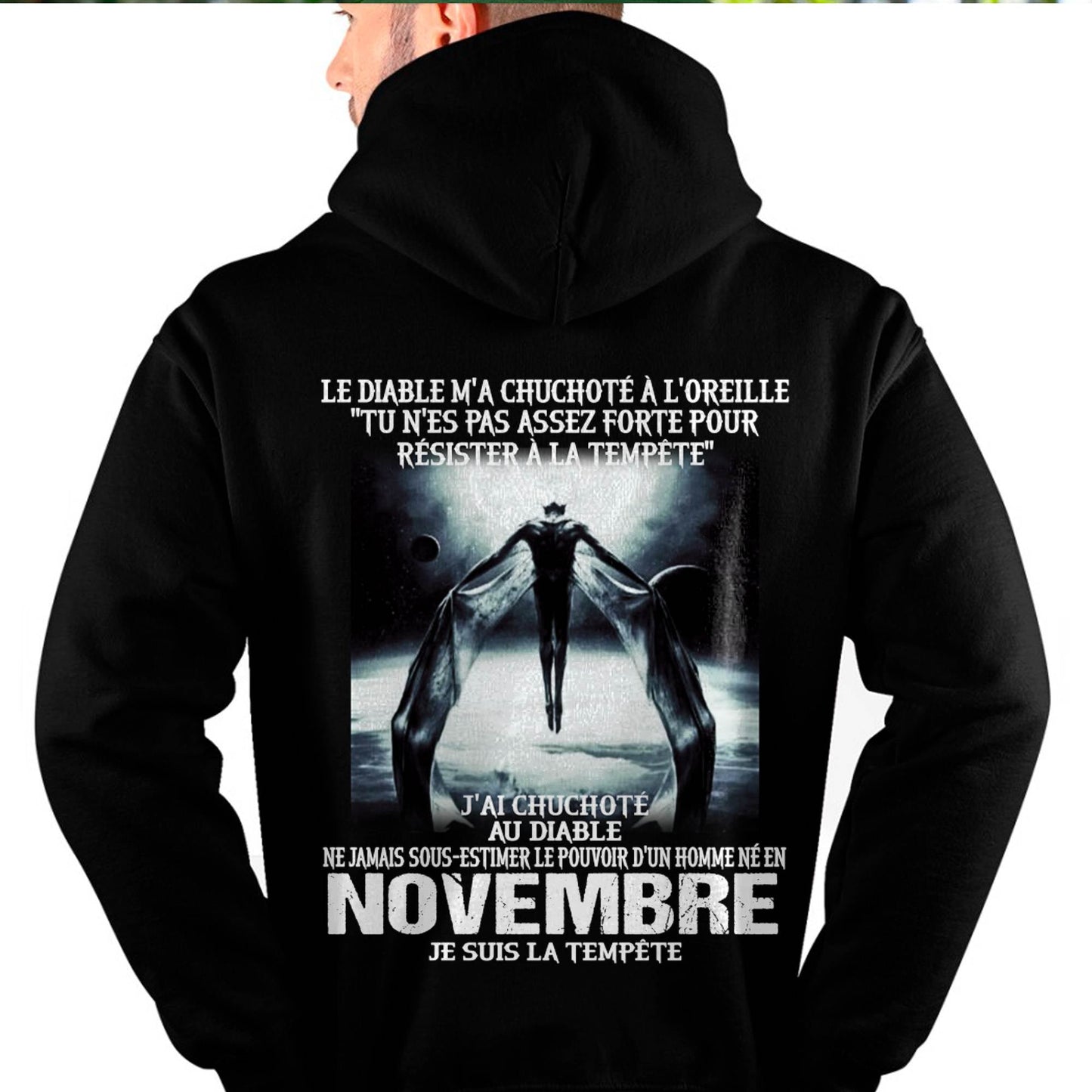 Je Suis la Tempête – Ne Jamais Sous-Estimer le Pouvoir d’un Homme Né en Novembre – T-Shirt Homme - male fr11 / CCDI11 (SKU26T-01160-11)