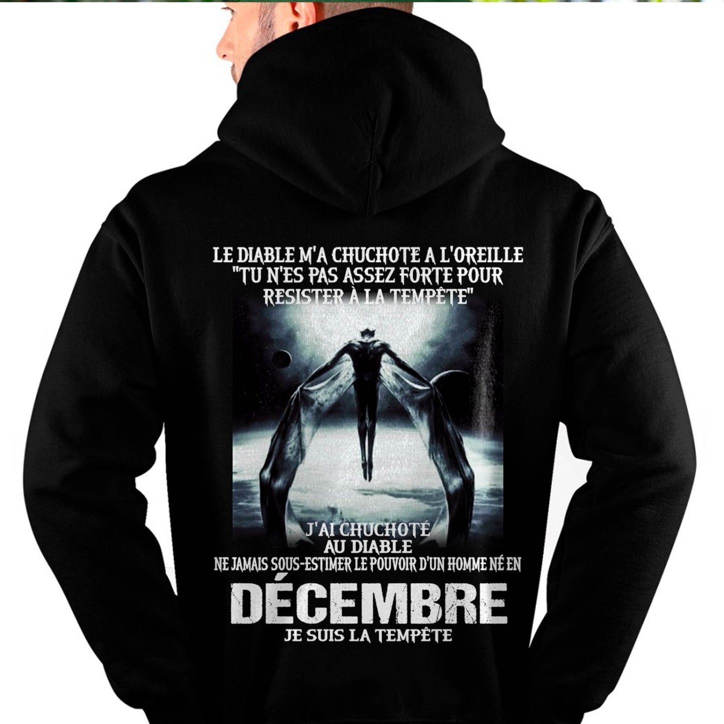 Je Suis la Tempête – Ne Jamais Sous-Estimer le Pouvoir d’un Homme Né en Décembre – T-Shirt Homme - male fr12 / CCDI12 (SKU26T-01160-12)