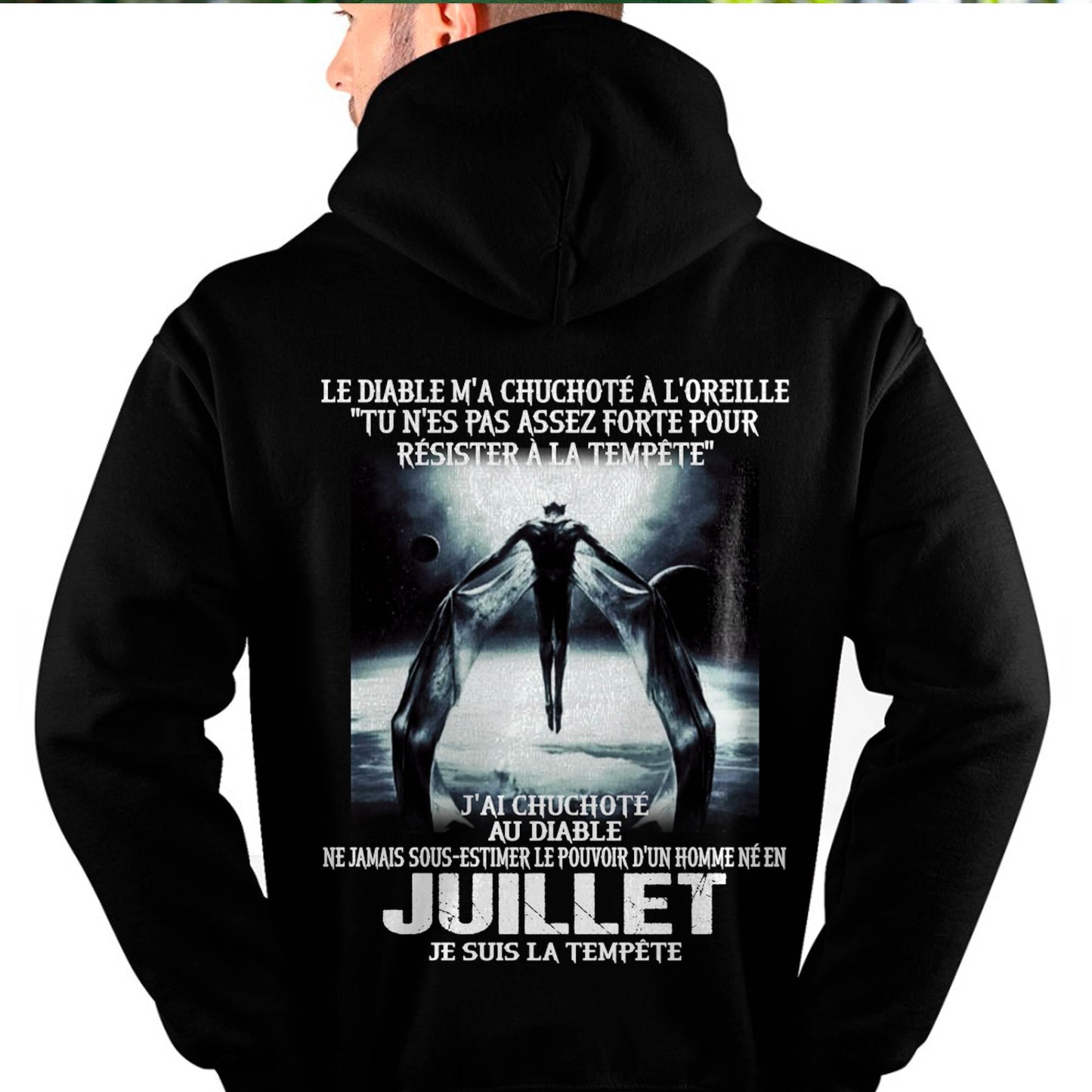 Je Suis la Tempête – Ne Jamais Sous-Estimer le Pouvoir d’un Homme Né en Juillet – T-Shirt Homme - male fr07 / CCDI07 (SKU26T-01160-07)