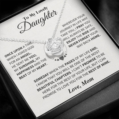 To My Daughter From Mom Necklace