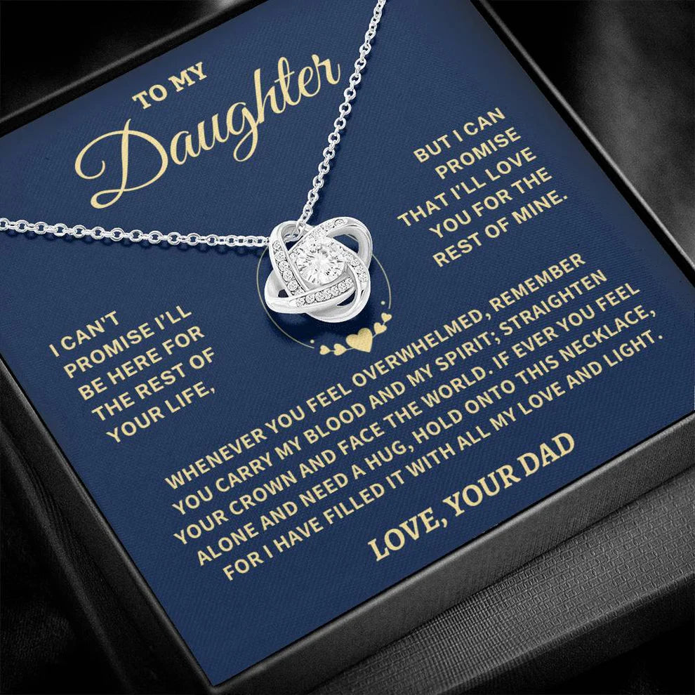 To My Daughter From Dad Necklace