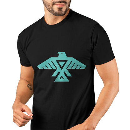 Native American T-Shirts, Vintage Native American Unisex T-Shirt/Hoodie/Sweatshirt HLT00 - Native American Thunderbird Funny Tribal Art Gift Men Women T-Shirt (2)