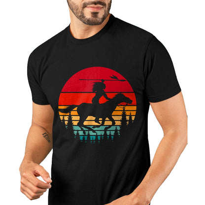 Native American T-Shirts, Vintage Native American Unisex T-Shirt/Hoodie/Sweatshirt HLT00 - Retro Native American Bear Artwork Native American Heritage T-Shirt (1)