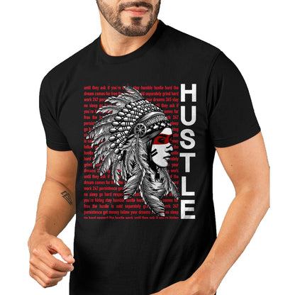 Native American T-Shirts, Vintage Native American Unisex T-Shirt/Hoodie/Sweatshirt HLT00 - Native American Hustle Hard Shirt Urban Gang Ster Clothing T-Shirt