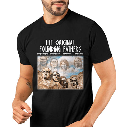 Native American T-Shirts, Vintage Native American Unisex T-Shirt/Hoodie/Sweatshirt HLT00 - The Original Founding Fathers Native American T-Shirt (3)