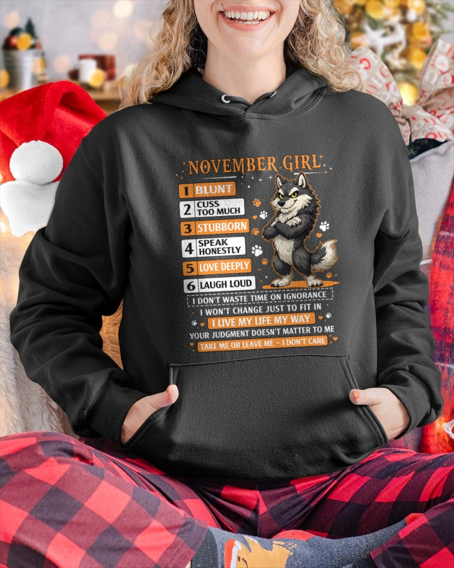 "I AM A NOVEMBER GIRL" - Birthday Gift For November Girls - FMA ccdi11 (SKU2603-83-11)