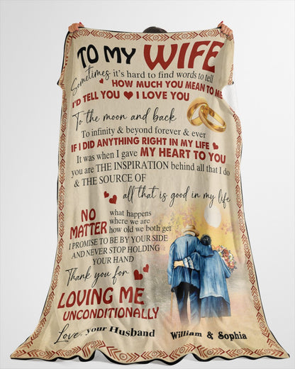 Special blanket for Wife - From Husband blanket