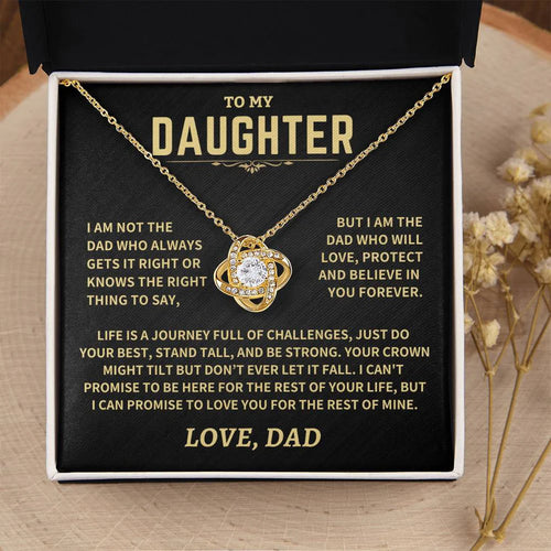 To My Daughter From Dad Necklace (SKU2602-21)