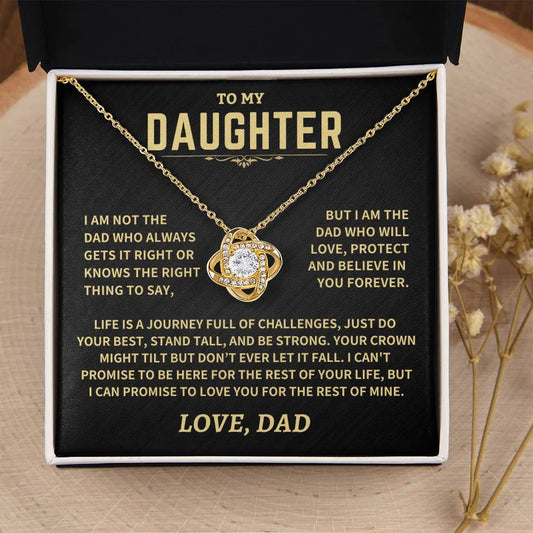 To My Daughter From Dad Necklace