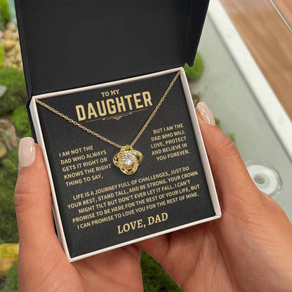 To My Daughter From Dad Necklace