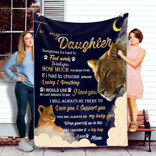 Special Gift For Your Daughter Blanket - From Mom