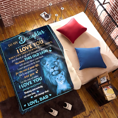 Special Gift For Your Daughter Blanket - From Dad