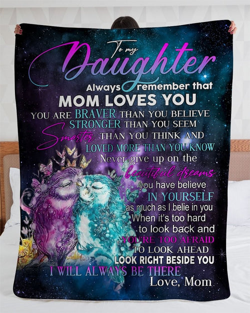 Special gift for your Daughter - from Mom Blanket (SKUB12-105)