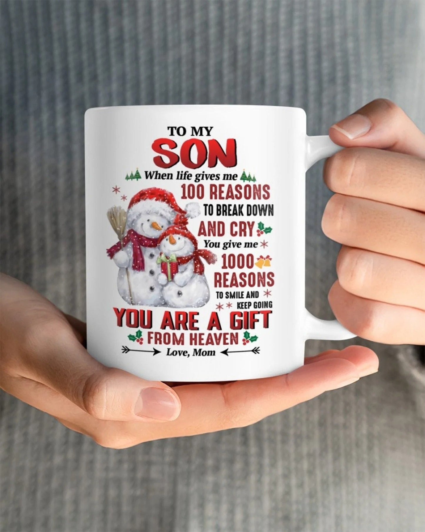 TO SON MUG 03 - GIFT FROM MOM - NTTD00