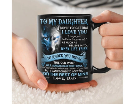 TO DAUGHTER MUG 02 - GIFT FROM DAD - NTTD00