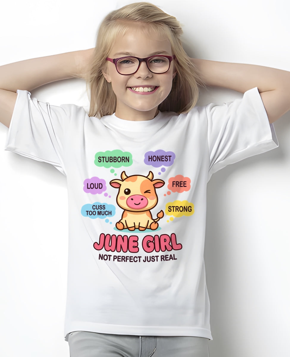 JUNE GIRL, NOT PERFECT JUST REAL - Birthday Gift For June Girls - fma ccdi06 - (SKU2604-161-06)