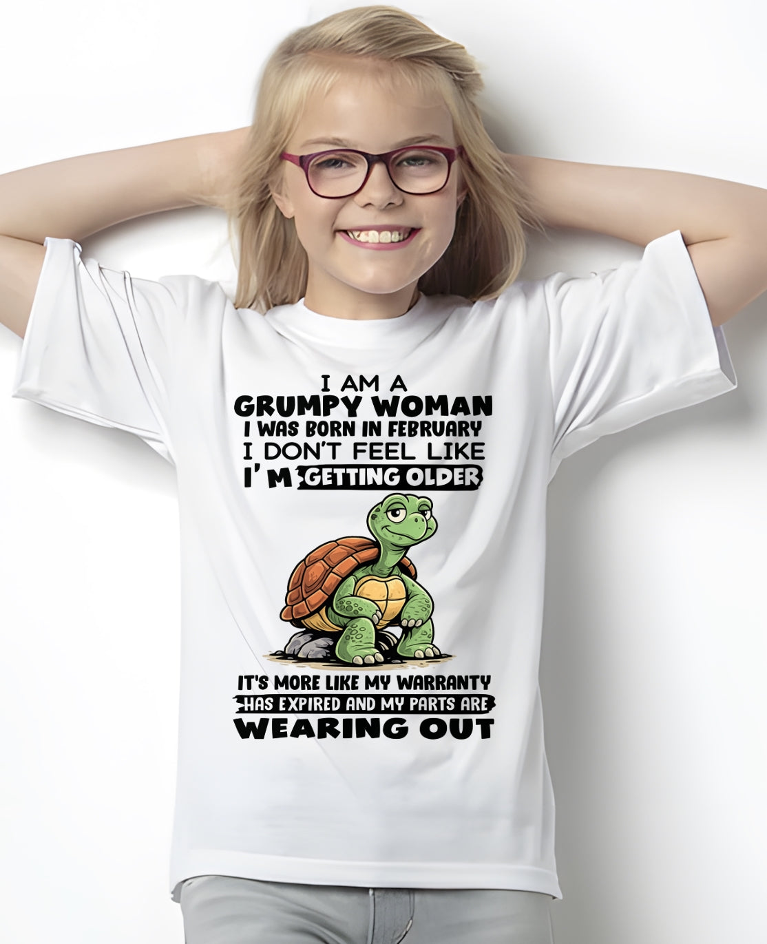 ccdi02 - Funny Grumpy Woman Shirt Born in February – Birthday Gift Idea - FMA (SKU2602-178-02)