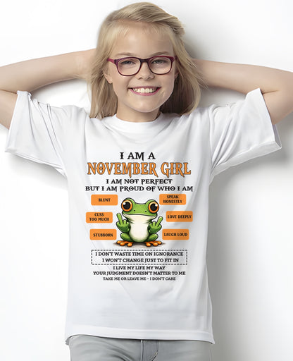 "I AM A NOVEMBER GIRL" - Birthday Gift For November Girls - FMA ccdi11 (SKU2602-189-11)