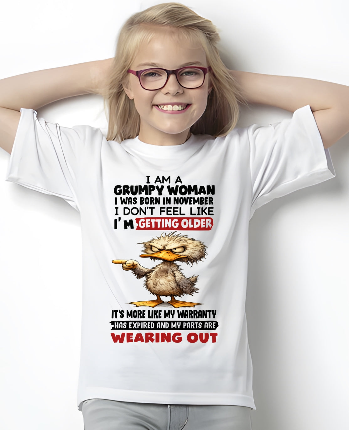 ccdi11 - Funny Grumpy Woman Shirt Born in November – Birthday Gift Idea - FMA (SKU2602-175-11)