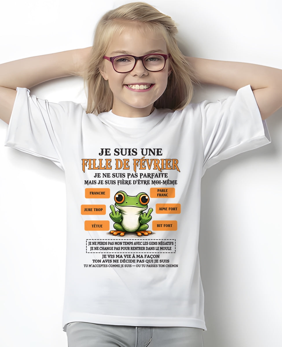 JE SUIS UNE FILLE DE FÉVRIER  - fma ccdi02 / fr02 (SKU2603-02-02)