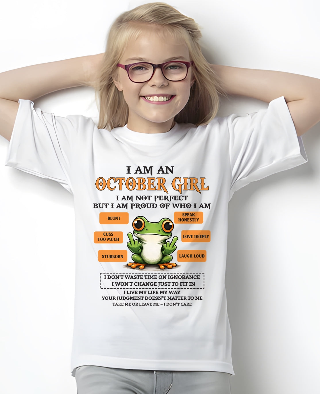 "I AM AN OCTOBER GIRL" - Birthday Gift For October Girls - FMA ccdi10 (SKU2602-189-10)