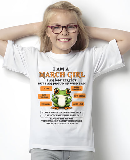 "I AM A MARCH GIRL" - Birthday Gift For March Girls - FMA ccdi03 (SKU2602-189-03)