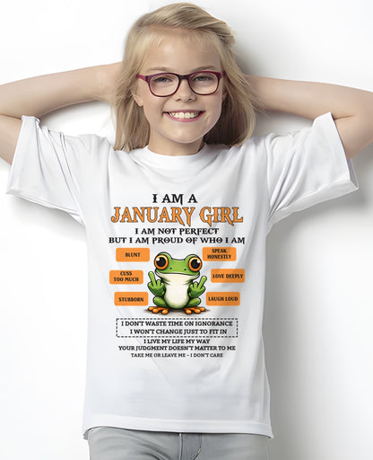 "I AM A JANUARY GIRL" - Birthday Gift For January Girls - FMA ccdi01 (SKU2602-189-01)