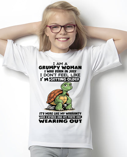 ccdi07 - Funny Grumpy Woman Shirt Born in July – Birthday Gift Idea - FMA (SKU2602-178-07)