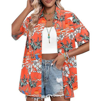 Hawaiian Shirt – Summer Casual Lapel Top