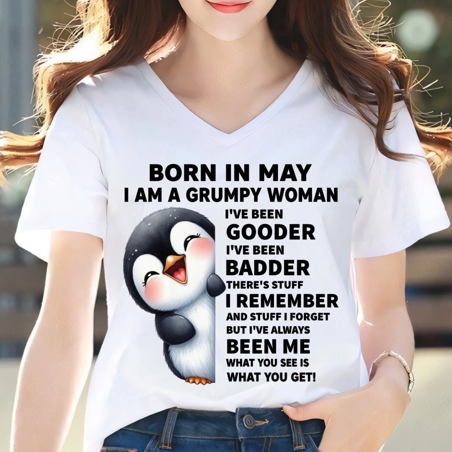 BORN IN MAY I AM A GRUMPY WOMAN ccdi05 FMA (SKU09-95-05)