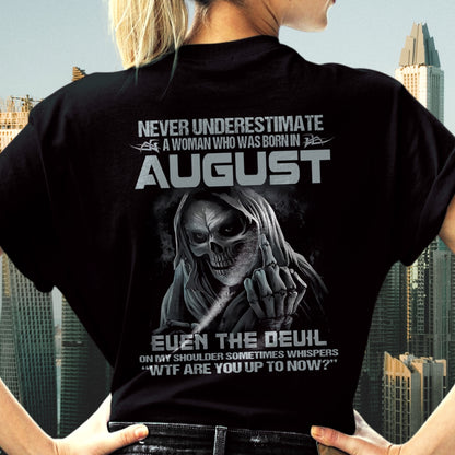 AUGUST - NEVER UNDERESTIUNDER A WOMAN - FMA (SKU09-13-08)