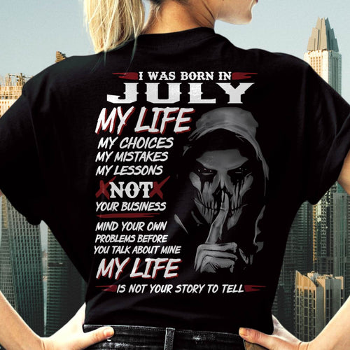 I WAS BORN IN JULY - FMA (SKU08-36-07)
