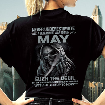 MAY - NEVER UNDERESTIUNDER A WOMAN - FMA (SKU09-13-05)