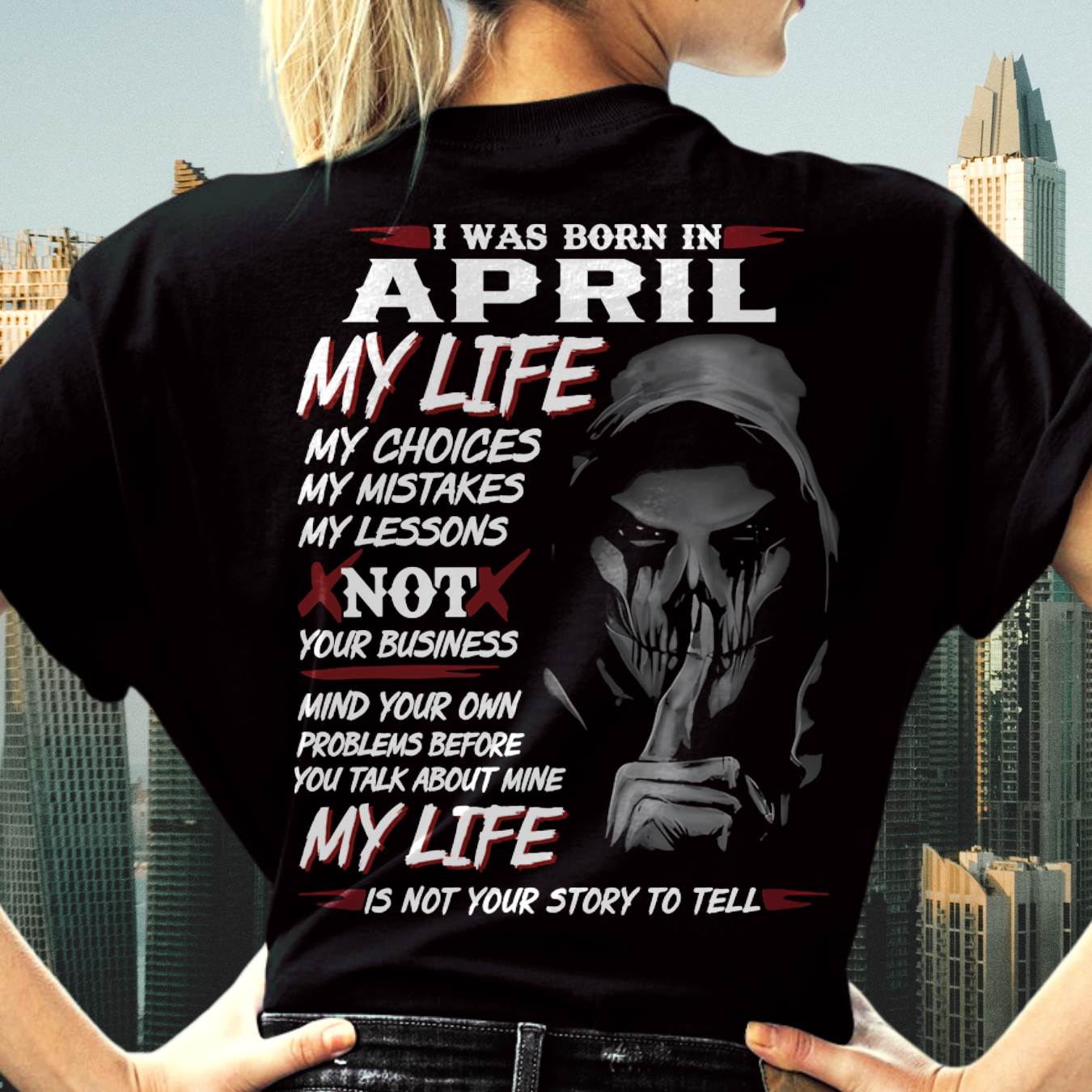 I WAS BORN IN APRIL - FMA (SKU08-36-04)