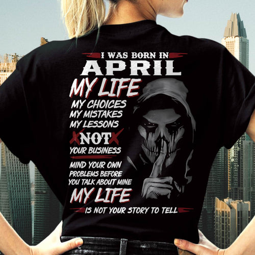 I WAS BORN IN APRIL - FMA (SKU08-36-04)