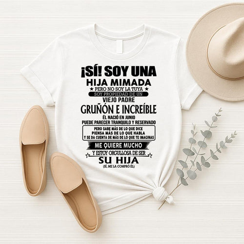(Junio) Padre Increíble - Regalo especial para hija - T06 (Sku.TbnA16)