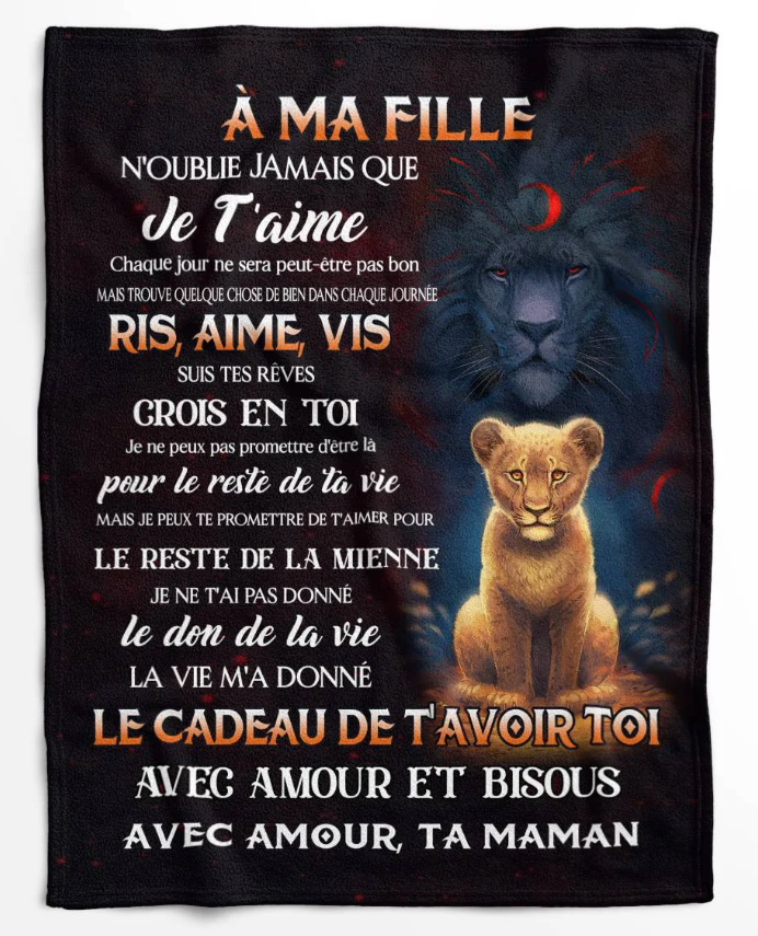 Cadeau Spécial Pour Ma Fille Couverture – De Maman