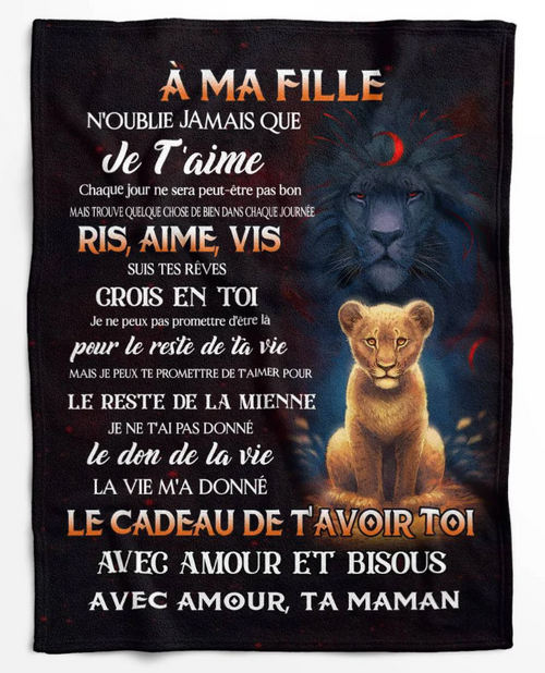 Cadeau Spécial Pour Ma Fille Couverture – De Maman